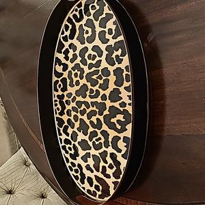 Jayes Studio Leopard Oval Tray